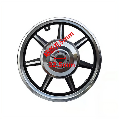 Manufacturer wholesale 14-inch replica car wheel aluminum folding bike motor rear wheel 14X1.75