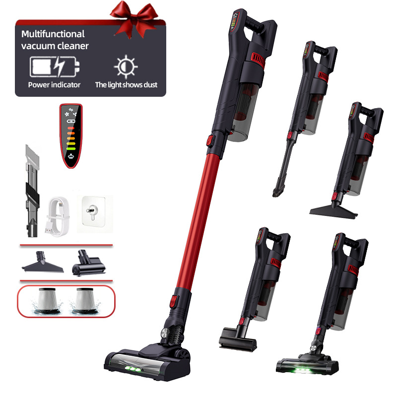 Amazon aspiradora doméstica gran succión inalámbrica portátil visualización digital desmontable alfombra succión arrastradora integrada aspiradora transfronteriza