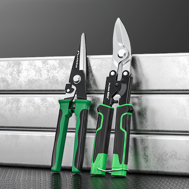 铁皮剪刀工业用不锈钢轻钢龙骨剪刀航空剪电工专用铝扣板金属献学