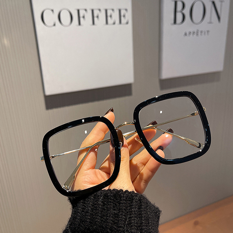 72g Weight Full Frame Glasses Structure Glasses Classification Simple Style Solid Color Ac Square Full Frame Optical Glasses