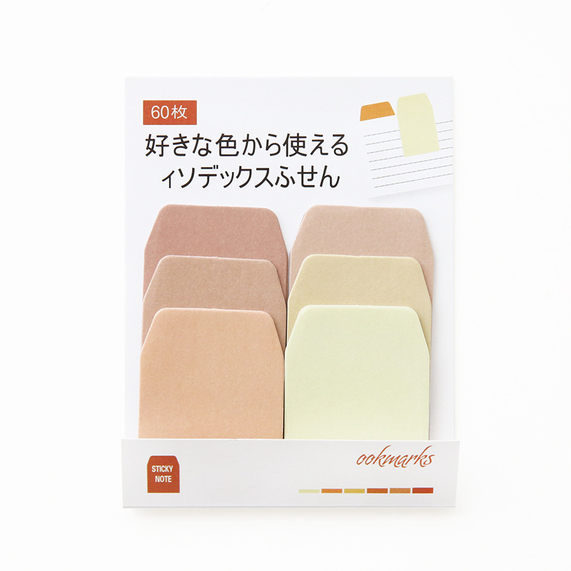 Mensaje nota n veces pegatinas Hola índice de color degradado color multicolor creativo DIY nota adhesiva