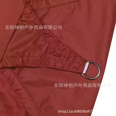 Avtomobil yan çətirləri — Balcony and Courtyard Rain Shelter - rust-red-22