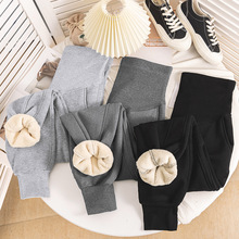 4XL孕妇打底裤冬季加绒加厚保暖孕期棉裤羊羔绒裤子秋冬外穿