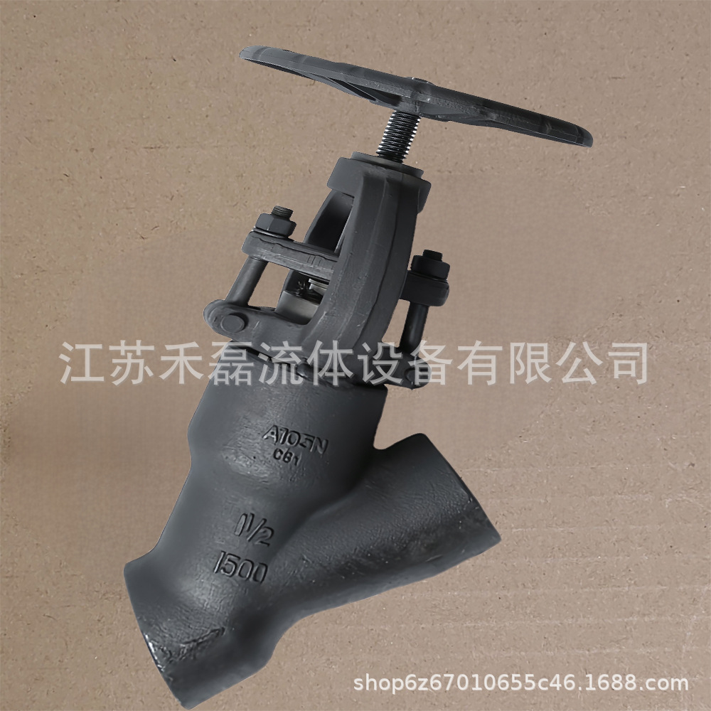 1500lb2500自密封截止阀美标API承插焊接STL司太立8#5内件蒙乃合