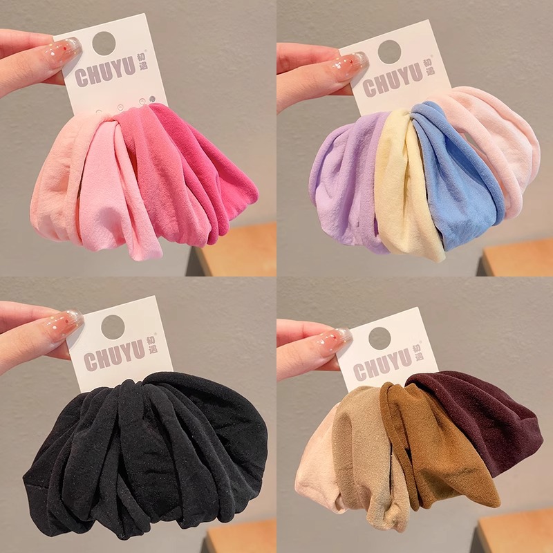 Cauda de caballo coreana de alta elasticidad máscara de color gruesa anillo de cabello de dopamina arco duradero no daña adornos para el cabello