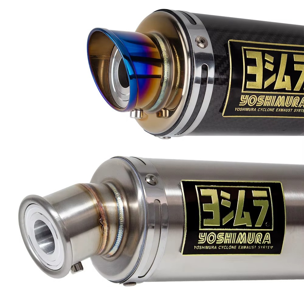 Motorcycle General Yoshimura GP Modified Exhaust Pipe Fried Street Silencer Carbon Fiber Tail Section NINJA250/R3/R6