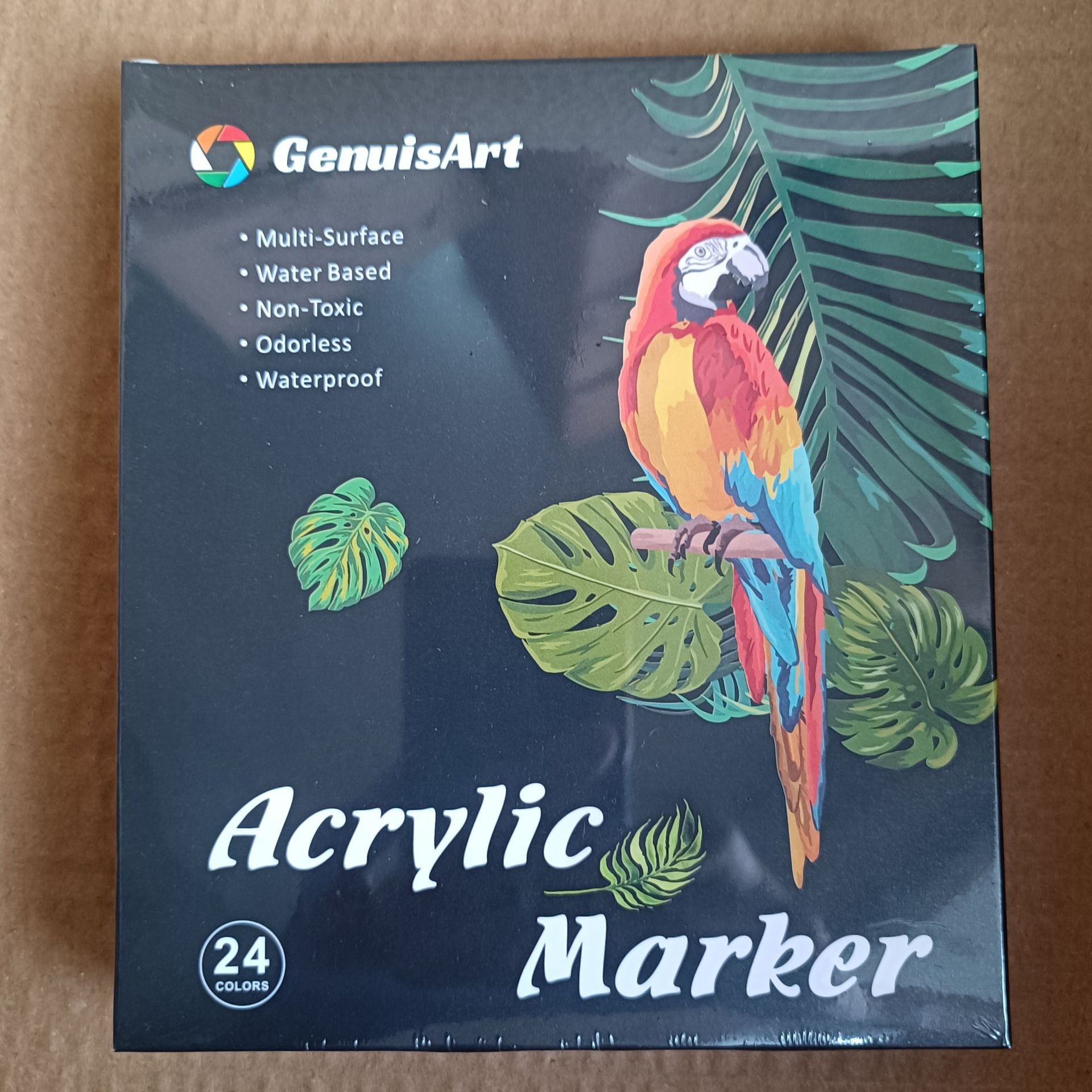 Extensión acrílica transfronteriza, doble cabezal, color apilable, bolígrafo acrílico a base de agua, pincel de pintura de color, juego de bolígrafo Dudu