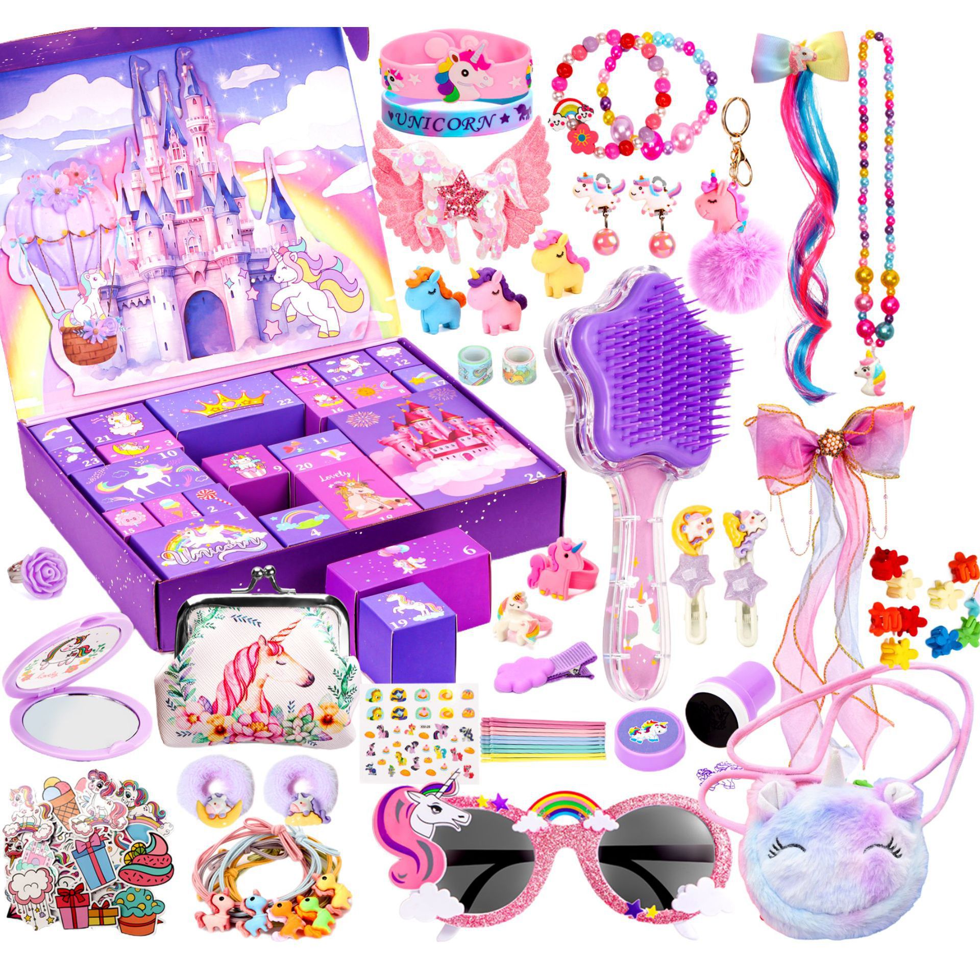 Caja ciega de Navidad transfronteriza descompresión de regalo de Fiesta infantil DIY mano lágrima Calendario de Cuenta regresiva caja ciega juguetes de Navidad image 9
