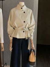 感短款风衣外套女秋新款巨好看的今年流行小个子超火