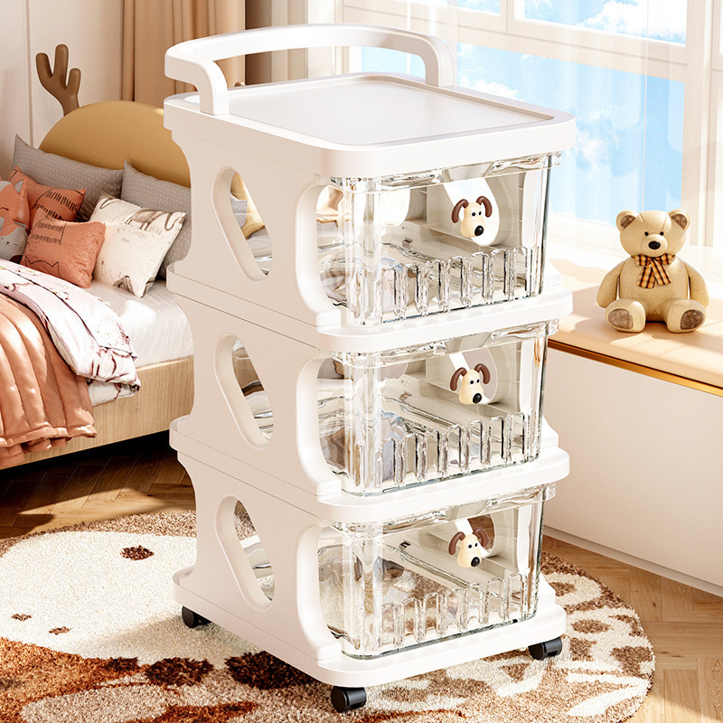 Stroller Snack Rack Baby Supplies Storage Cabinet Multi-Layer Storage Rack Removable Baby Toy Storage Box
