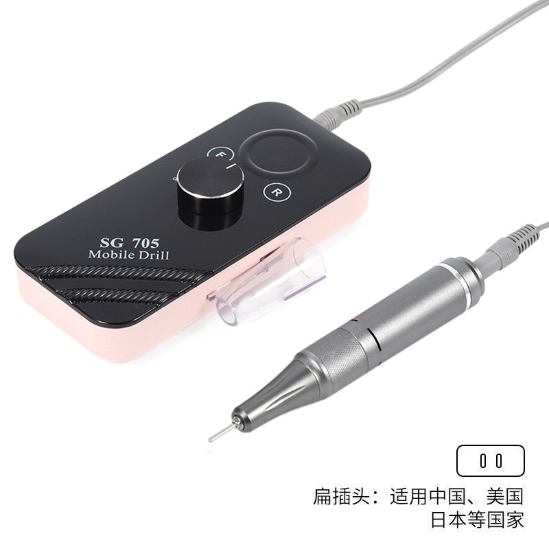 Lijadora de uñas transfronteriza, cargador, removedor de uñas portátil, piel muerta, almacenamiento de energía, lápiz de molienda, herramientas de uñas, Amazon