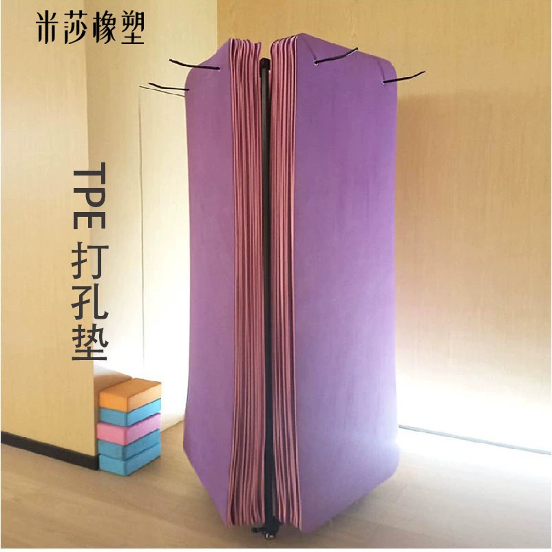 Пробойник подвесной Коврик для йоги из ТПЭ с удлиненным и расширенным отверстием спортивный коврик мужской коврик для спортзала Скакалка звукоизоляционный коврик