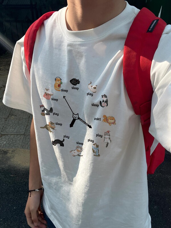 DX0707 pure cotton American retro trendy short-sleeve T-shirt for men, 2026 new loose-fit, high-end half-sleeve top