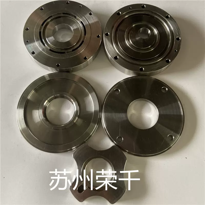 TA1钛法兰加工件锻造法兰 带颈法兰 非标法兰 按图加工异形钛制件