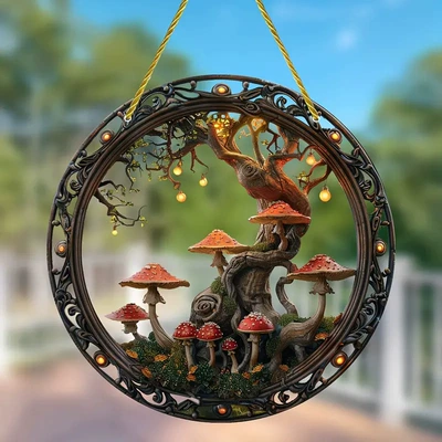Car hanging, Pendant Acrylic Wall Hanging - mushroom-tree-pendant-source-factory-same-day-shipping