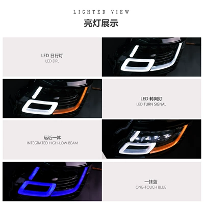 LED matrix lens daytime running lights – Ön faralar