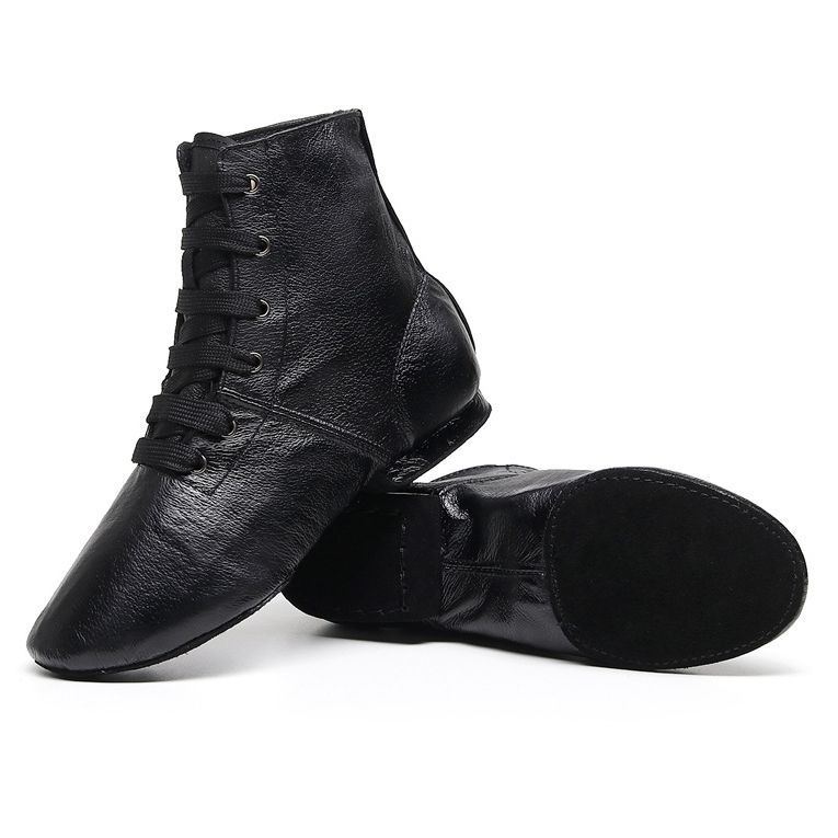 High-top jazz dance boots Women's adult practice shoes soft bottom yoga canvas body shoes Children's Ballet Shoes Men's Outdoor