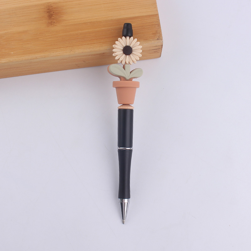 1 Piece Flower Class Learning Silica Gel Cute Ballpoint Pen display picture 4