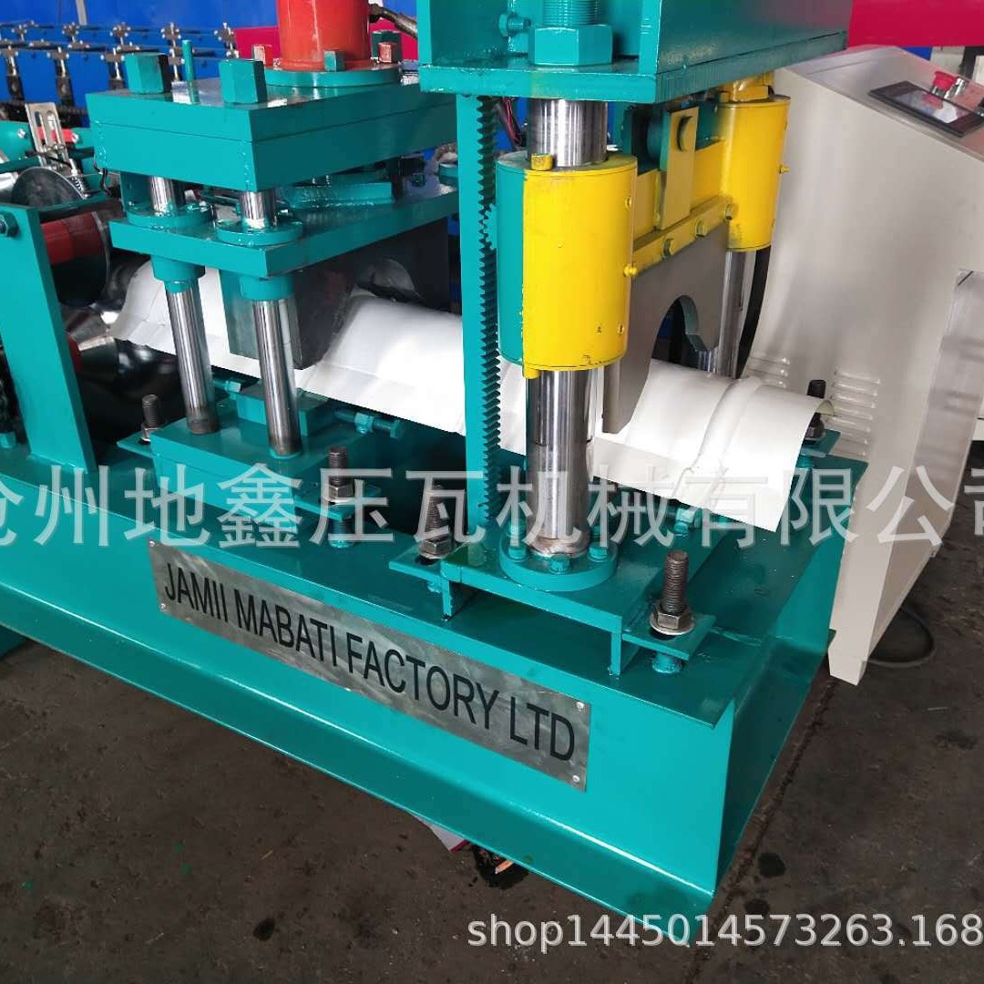 沧州地鑫压瓦机 销售全自动255圆弧屋脊瓦设备压瓦机 冷弯成型机