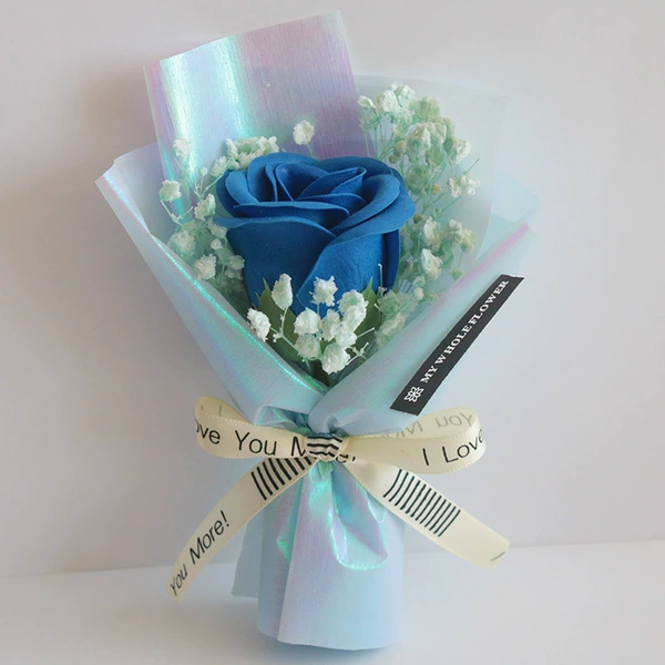 Treasure Blue Rose Soap+Blue Man+Laser Blue Paper