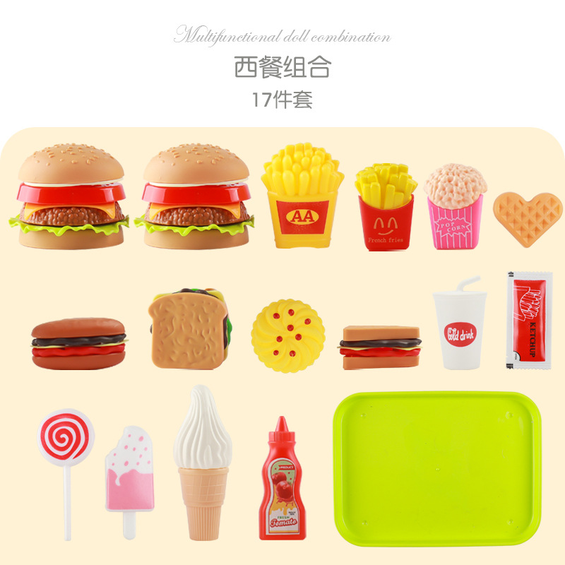 Fábrica directa de juguetes para niños en casa beberán agua, orinarán y cantarán simulación de muñecas conjuntos de juguetes de alimentos