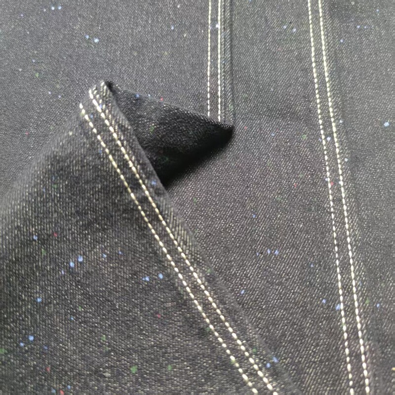 Fade-Resistant Fabric with Colorful Dot Printing, Active Denim That Does Not Fade, Fashionable Multi-Color Denim for Autumn and Winter Fade-Resistant Fabric with Colorful Dot Printing, Active Denim That Does Not Fade, Fashionable Multi-Color Denim for Autumn and Winter