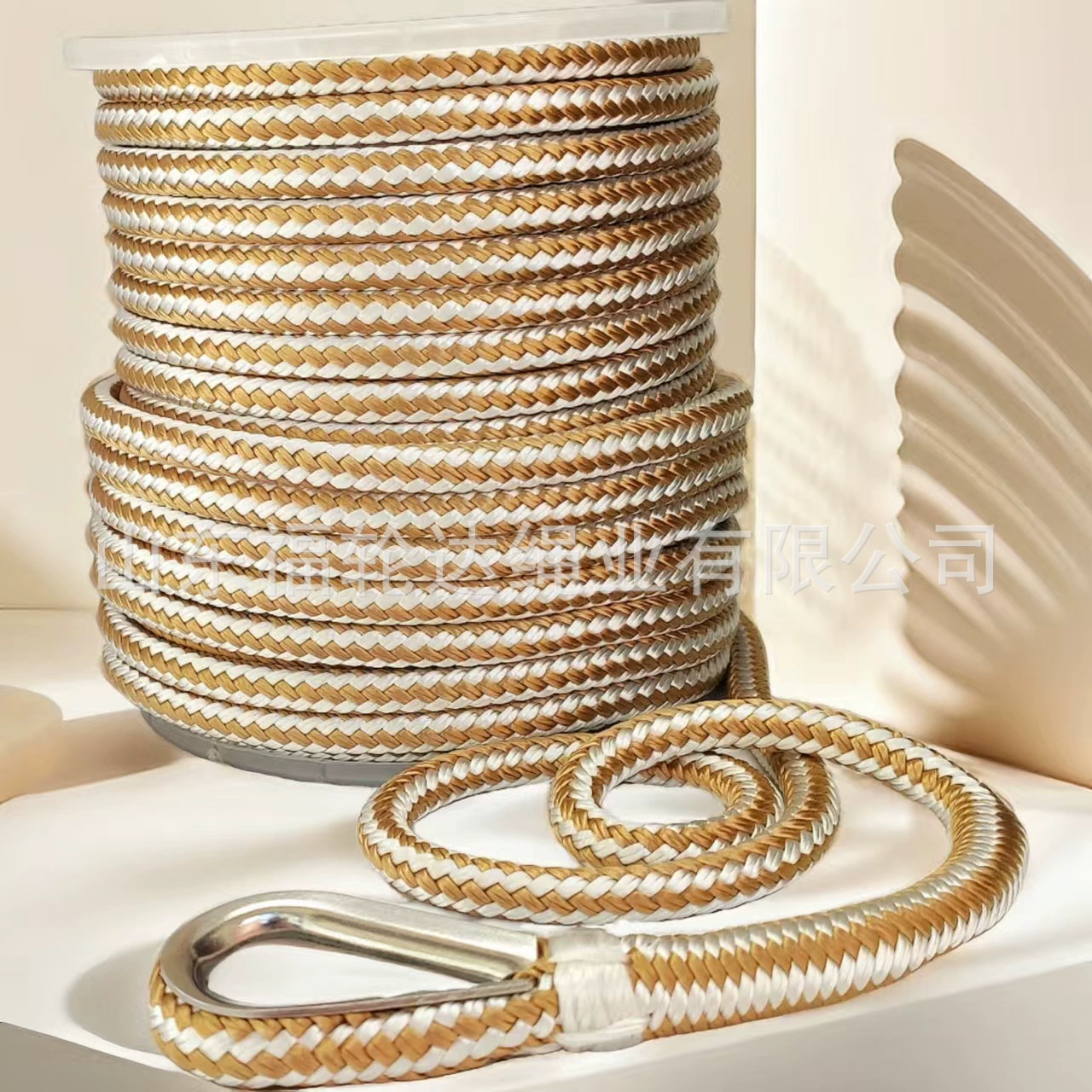 Двухплетный якорный якорный якорный якорный шнур мульти технические характеристики полипропиленовый полиэфирный нейлон трехниточный якорный шнур