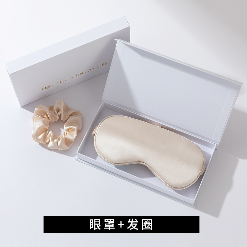 Caja de regalo para viajar y dormir 19 mm anillo de cabello de seda de morera regalo para los ojos Amazon