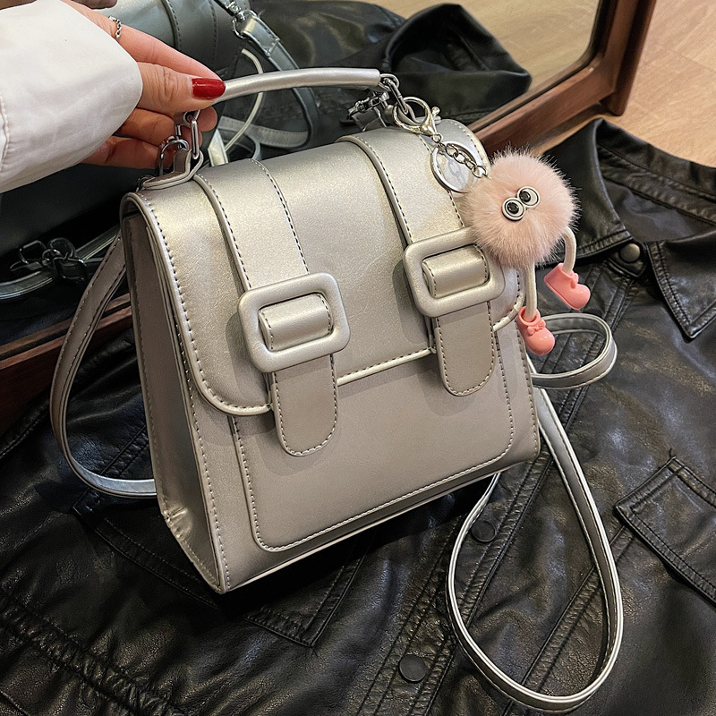 2024 New Women's Backpack Student Handbag Popular Color Contrast Splicing Large Capacity Commuting Outgoing Small Backpack_voghion.com