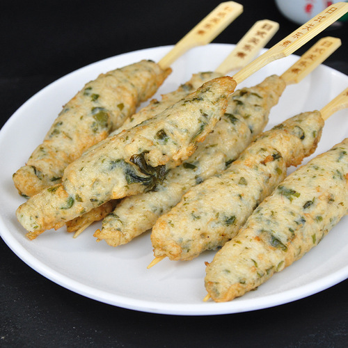 Baiteng【Kombu Chicken Skewers】Japanese Kanto-style Hot Pot Frozen Food Hot Pot Ingredients Fish Balls Commercial Wholesale 350g