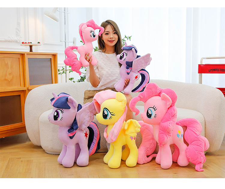 Cute Pony Plush Toy, My Little Pony Unicorn Pillow, Pinkie Pie Doll, Twilight Sparkle Plush Toy, Children's Gift