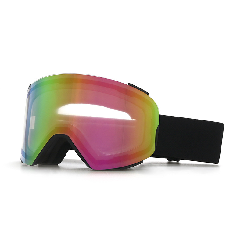New cylindrical thin frame double-layer anti fog YH693C-1 outdoor high-definition skiing goggles_voghion.com