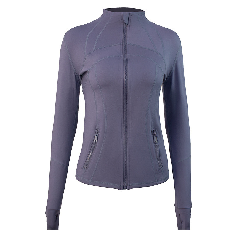 364g Weight Nylon Fabric Type Standing Collar Neckline Lines Pattern Women's Gender Sports Style Women's Sports Lines Nylon Standing Collar Active Tops 12