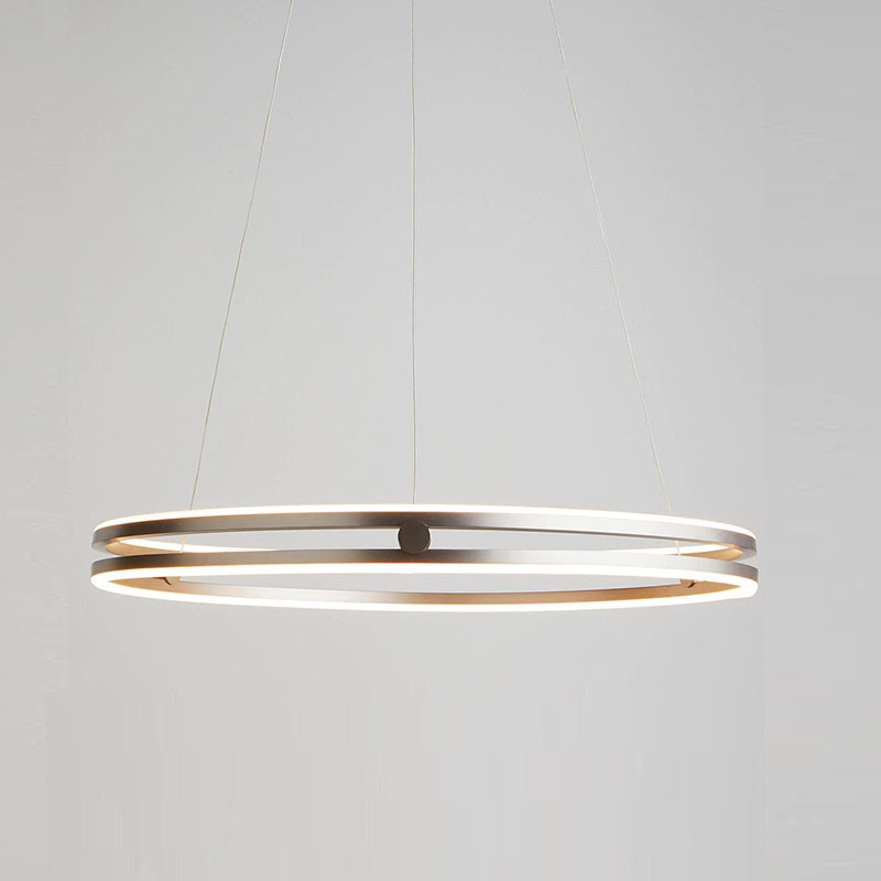Modelo de comedor lámpara de lujo simple lámpara del dormitorio de lámpara muy redonda modelo de sala de estar diseñador de Italia del norte