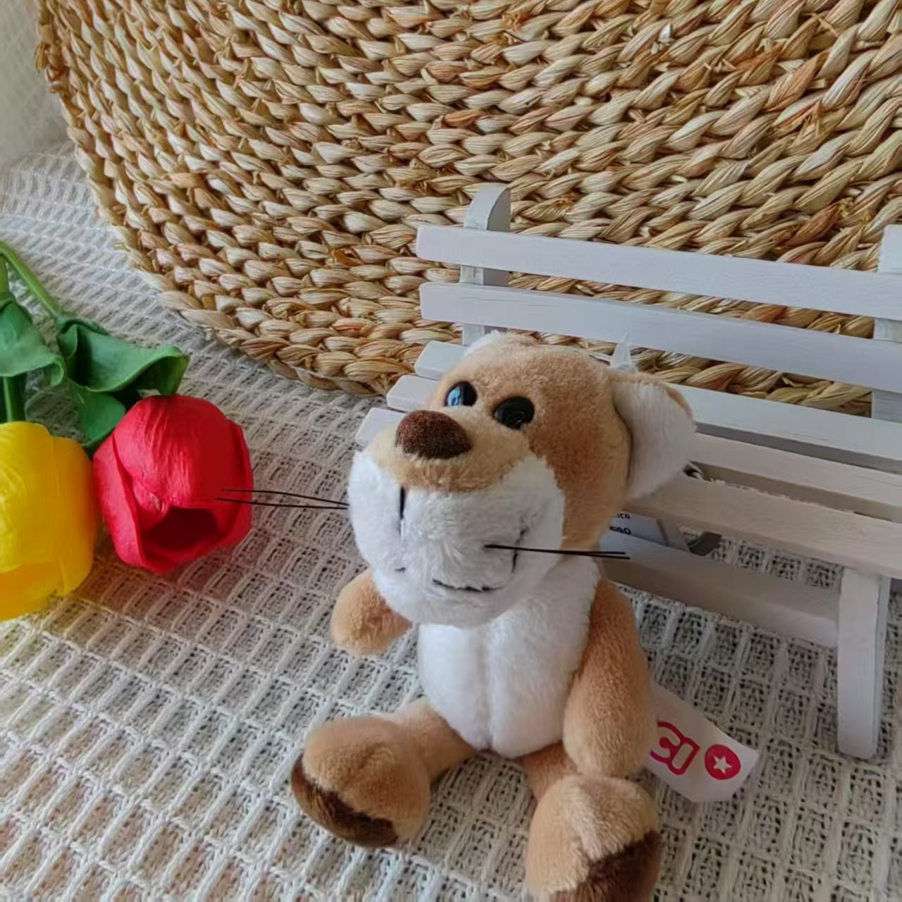 Factory supply wholesale plush toy pendant bag pendant car keychain cute little lion