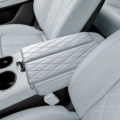 Leather Cover Nappa Leather Armrest – Armrest box pad - leapmoon-c01c11-original-car-color-azure