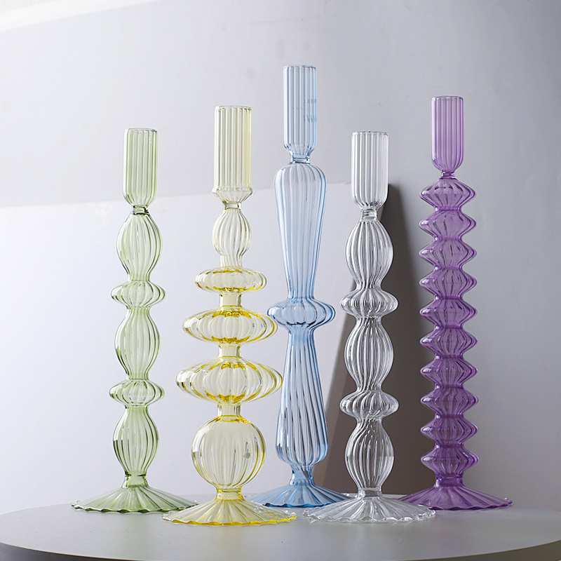 Style Simple Irrégulier Verre Vase Décorations Artificielles display picture 3