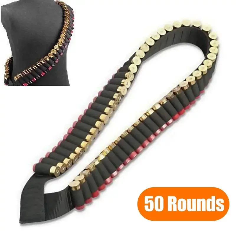 Тактический наружный пояс на 50 отверстий для пули 12g 20g, пояс для стрельбы CS, сумка для хранения
