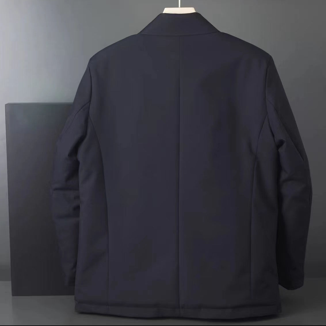 新款冬季中老年人夹棉夹克外套休闲爸爸装棉衣保暖厚款休闲服跨境