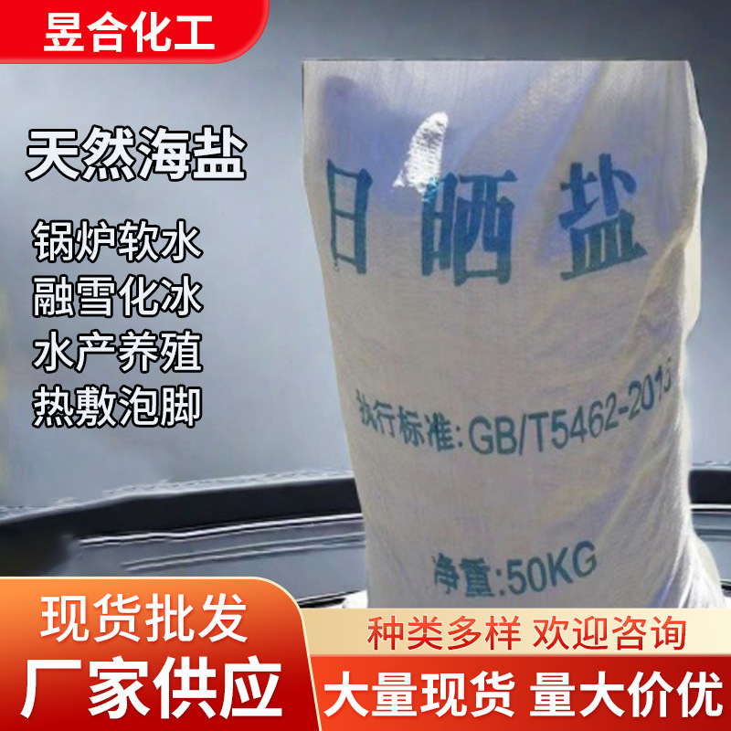 氯化钠 日晒海盐粗盐 厂家批发锅炉水处理用软水盐大粒盐
