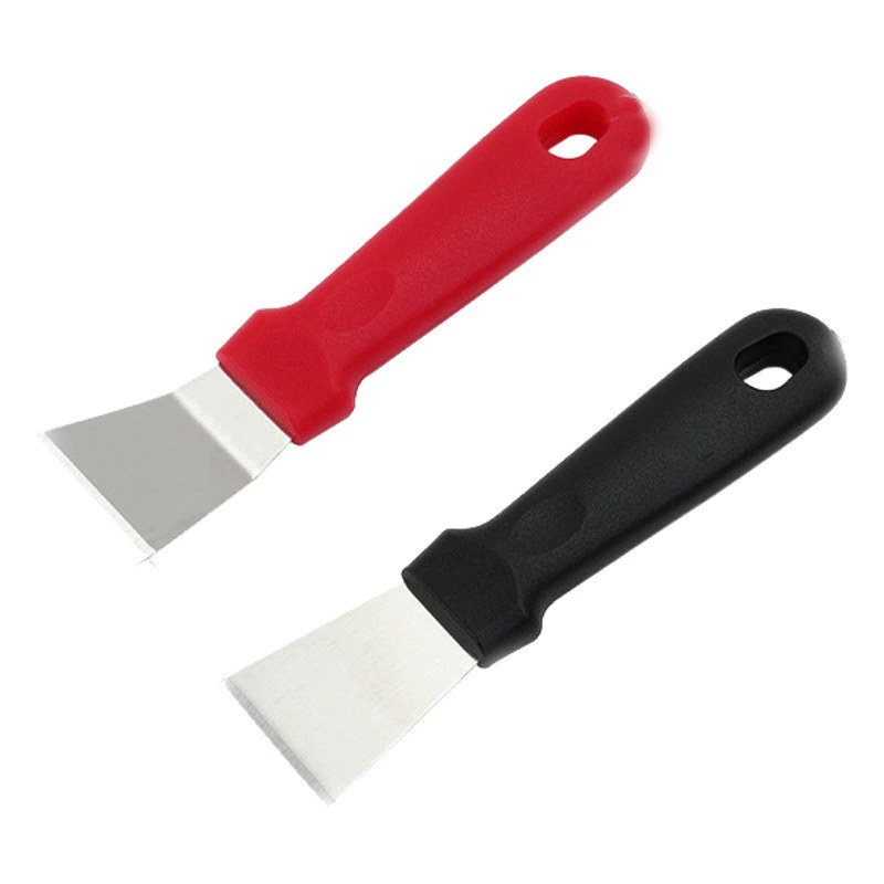 Нижняя часть сковороды из нержавеющей стали, черное лезвие лопаты для удаления загрязнения нефтью, чистящие приспособления, лезвие лопаты из черной чешуи, кухонная уборка