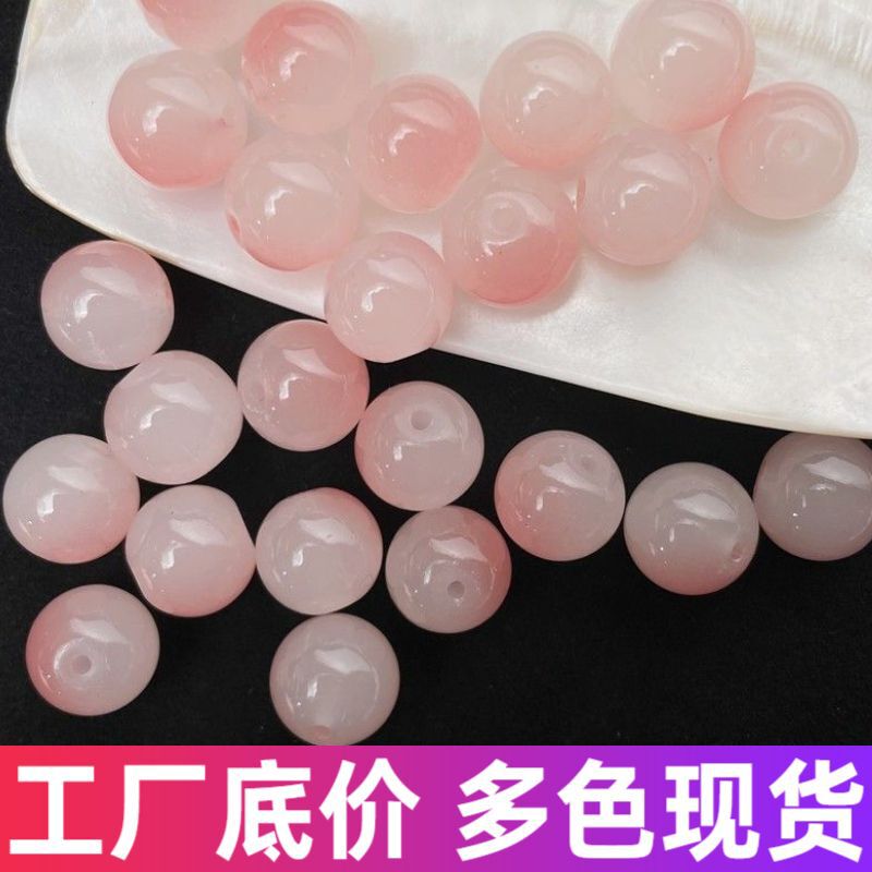 Transparent Jade Crystal Glass Beads Bulk DIY Beads Crystal Bracelets Handmade Cinnabar Loose Beads Bracelet Jewelry Accessories Transparent Jade Crystal Glass Beads Bulk DIY Beads Crystal Bracelets Handmade Cinnabar Loose Beads Bracelet Jewelry Accessories