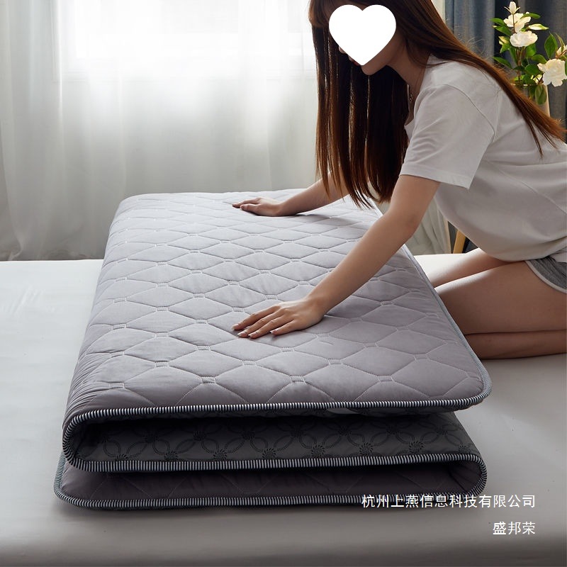 Factory Direct Sales Mattress Soft Mattress Mattress Bedding Double Home Protective Pad Thin Floor Sleeping Pad Non-Slip