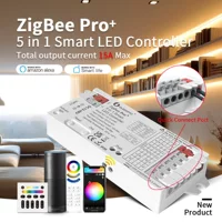 GLEDOPTO Пять в одном с контроллером 12-48V Широкое напряжение zigbee 2.4G RF совместим с HA