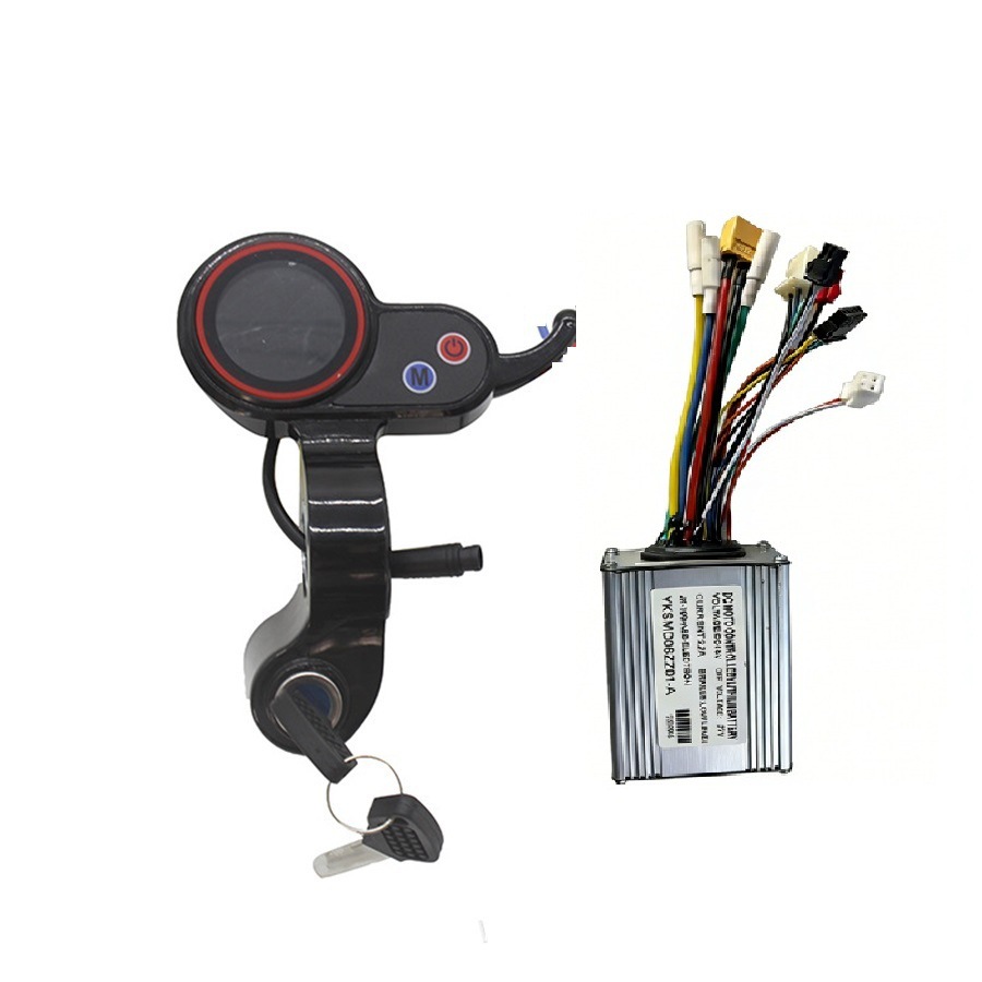 Medidor de JX-100 pantalla LCD y controlador 48V18A accesorios de scooter eléctrico