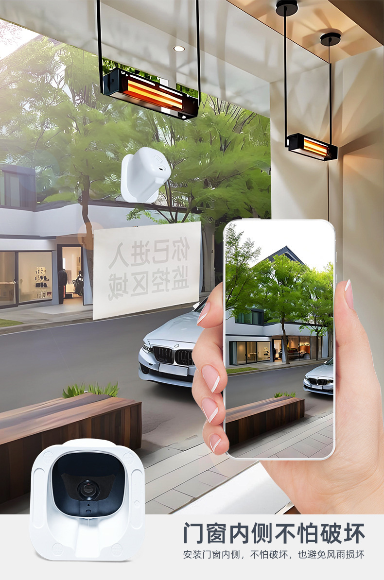 Fenster-Überwachungskamera WiFi Smartphone-Fernzugriff