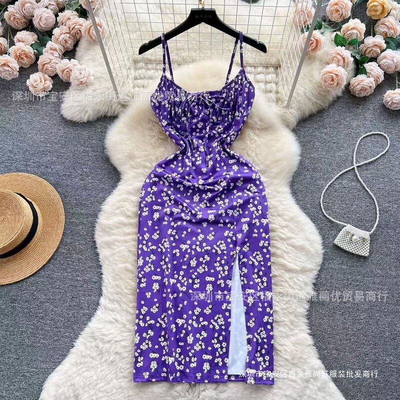 Slim-Fitting Sexy Evening Dress Factory Miscellaneous Low-Price Supply in Dress She Season Dress Women Summer