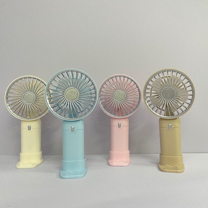 Desktop Rechargeable USB Small Fan for Student Dormitories and Office Desks, Small Mini Electric Fan with Base