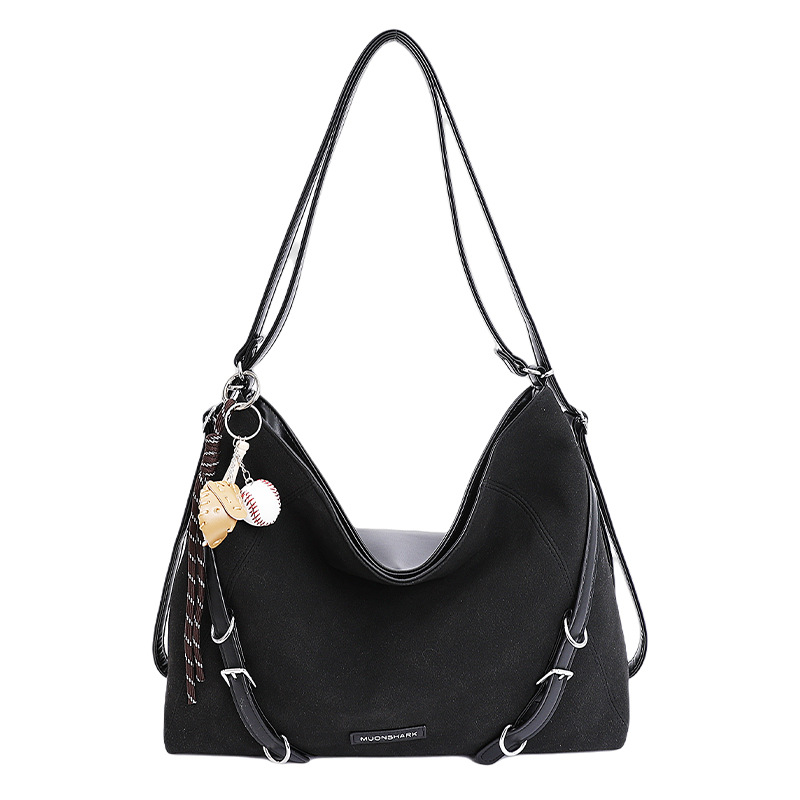 Simple y de gran capacidad, lazo viento viaje bolsa para mujeres 2025, otoño y invierno nueva moda bolso de hombro, mochila universal