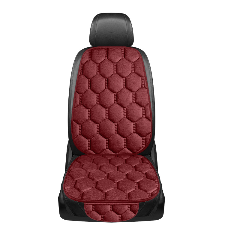 Winter Short Plush Car Seat Cushion Universal Seat Cushion Cross-Border E-Commerce Hot-Selling Single-Piece Seat Cushion Full Car Seat Cover Five Seats